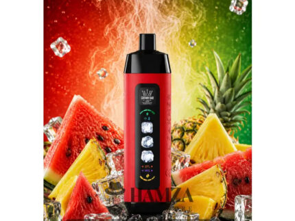 Crown Bar Al Fakher 25K Puff Ice Control Watermelon pineapple - كراون بار الفاخر 25 ألف بف أيس كنترول بطيخ أناناس