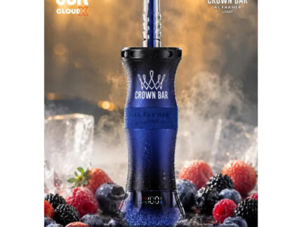 Crown Bar Al Fakher E Hose 60K Berry Blue - كراون بار الفاخر إى هوز 60 ألف بف بيرى بلو - 60000 / 5mg (Freebase)