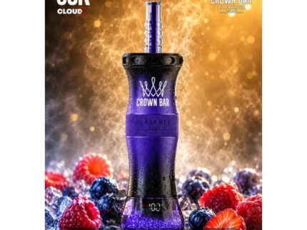 Crown Bar Al Fakher E Hose 60K Blueberry Sour Raspberry - كراون بار الفاخر إى هوز 60 ألف بف بلوبيرى ساور راسبيرى