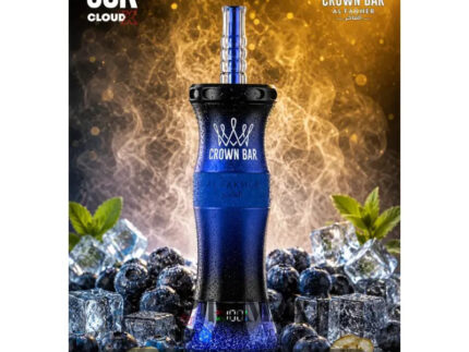 Crown Bar Al Fakher E Hose 60K Ice Blue - كراون بار الفاخر إى هوز 60 ألف بف أيس بلو - 60000 / 5mg (Freebase)
