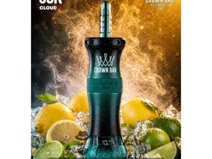 Crown Bar Al Fakher E Hose 60K Lemon Lime - كراون بار الفاخر إى هوز 60 ألف بف ليمون لايم - 60000 / 5mg (Freebase)