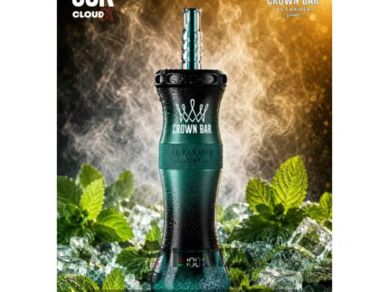 Crown Bar Al Fakher E Hose 60K Mint - كراون بار الفاخر إى هوز 60 ألف بف نعناع - 60000 / 5mg (Freebase) - Disposable