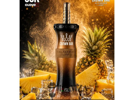 Crown Bar Al Fakher E Hose 60K Pineapple Ice - كراون بار الفاخر إى هوز 60 ألف بف أناناس أيس - 60000 / 5mg (Freebase)