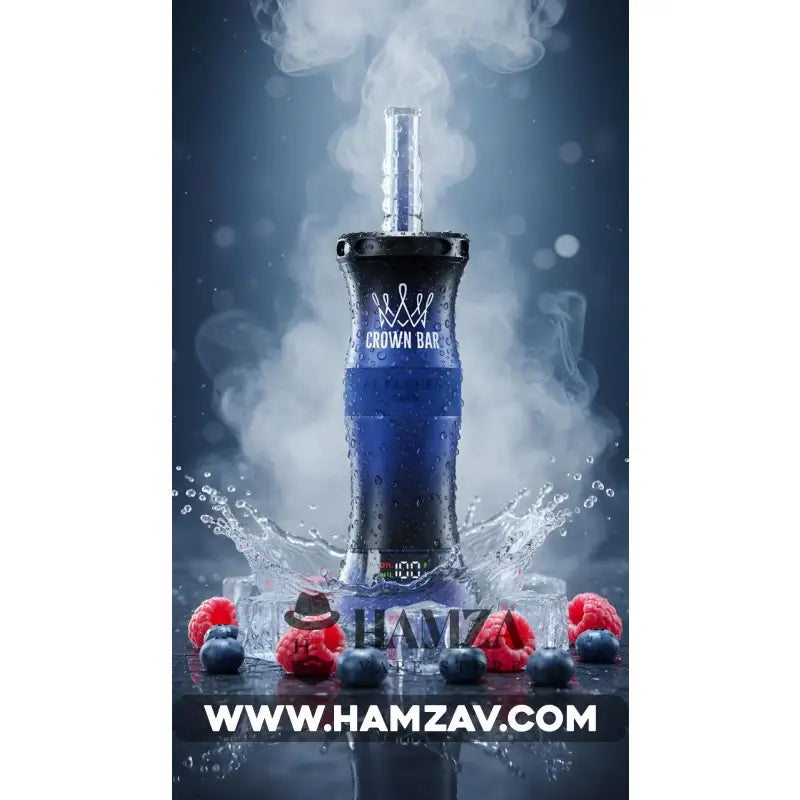 Crown Bar Al Fakher E Hose 60K Puff Berry Ice - كراون بار الفاخر إى هوز 60 ألف بف بيرى أيس - 60000 / 5mg (Freebase)