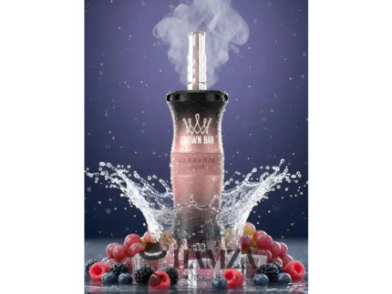 Crown Bar Al Fakher E Hose 60K Puff Grape Berry - كراون بار الفاخر إى هوز 60 ألف بف عنب توت أيس - 60000 / 5mg