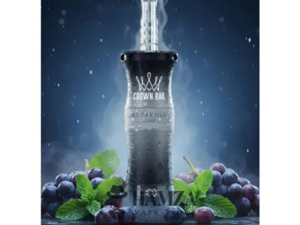 Crown Bar Al Fakher E Hose 60K Puff Grape Mint - كراون بار الفاخر إى هوز 60 ألف بف عنب نعناع أيس - 60000 / 5mg