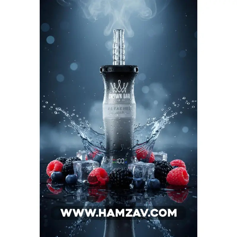 Crown Bar Al Fakher E Hose 60K Puff Mix Berry - كراون بار الفاخر إى هوز 60 ألف بف ميكس توت - 60000 / 5mg (Freebase)