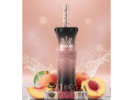 Crown Bar Al Fakher E Hose 60K Puff Peach Ice - كراون بار الفاخر إى هوز 60 ألف بف خوخ أيس - 60000 / 5mg (Freebase)
