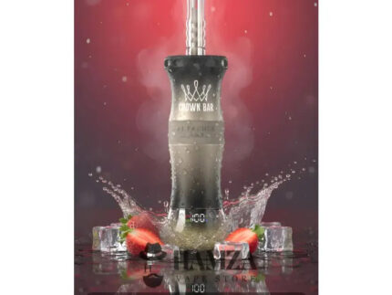 Crown Bar Al Fakher E Hose 60K Puff Strawberry - كراون بار الفاخر إى هوز 60 ألف بف فراولة - 60000 / 5mg (Freebase)