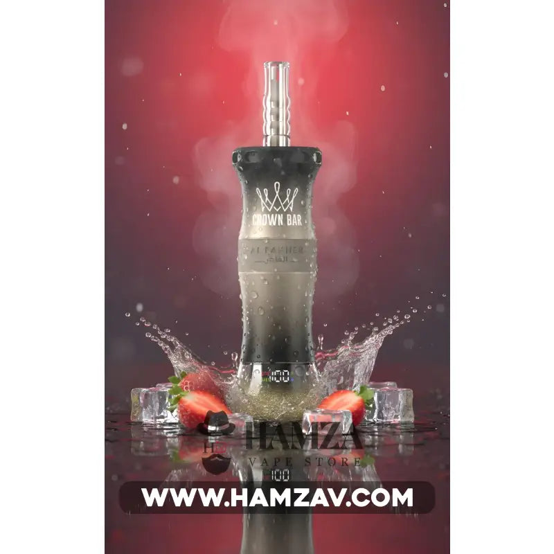 Crown Bar Al Fakher E Hose 60K Puff Strawberry - كراون بار الفاخر إى هوز 60 ألف بف فراولة - 60000 / 5mg (Freebase)