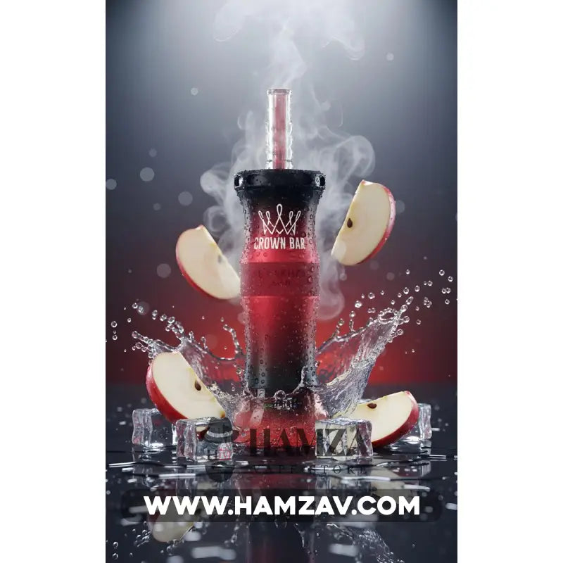 Crown Bar Al Fakher Cloud X 60K Puff Two Apples - كراون بار الفاخر كلاود اكس 60 ألف بف تفاحتين - 60000 / 5mg (Freebase)