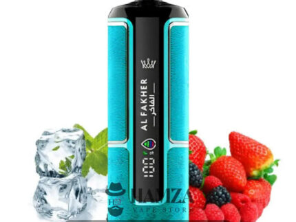 Crown Bar Al Fakher Hyper Max 15K Puff Berry Ice - كراون بار الفاخر هايبر ماكس 15 ألف بف بيرى أيس 15000 / 5mg