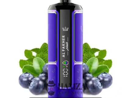 Crown Bar Al Fakher Hyper Max 15K Puff Blueberry Mint - كراون بار الفاخر هايبر ماكس 15 ألف بف بلوبيرى نعناع 15000 / 5mg