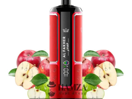 Crown Bar Al Fakher Hyper Max 15K Puff Two Apples - كراون بار الفاخر هايبر ماكس 15 ألف بف تفاحتين 15000 / 5mg