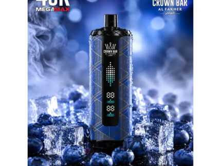 Crown Bar Al Fakher Mega Max 40K Puff Berry Ice - كراون بار الفاخر ميجا ماكس 40 ألف بف بيرى أيس - 40000 / 5mg