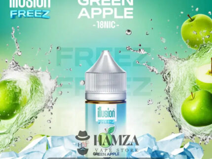 Illusion Freez Green Apple - ايلوجن فريز تفاح اخضر ساقع Egyptian Liquid