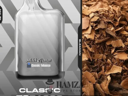 Malek El Zaman Disposable 10000 Puffs Classic Tobacco - ملك الزمان ديسبوزابل كلاسيك توباكو