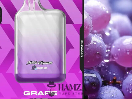 Malek El Zaman Disposable 10000 Puffs Grape Ice - ملك الزمان ديسبوزابل عنب مثلج
