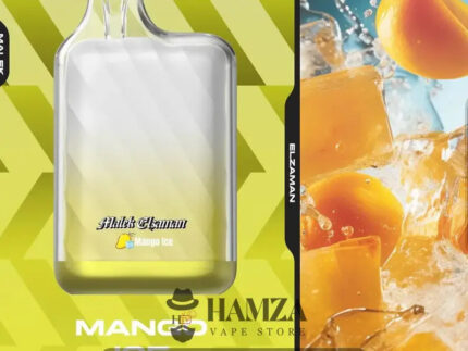 Malek El Zaman Disposable 10000 Puffs Mango Ice - ملك الزمان ديسبوزابل مانجو مثلج