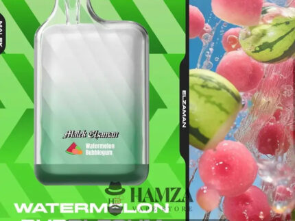 Malek El Zaman Disposable 10000 Puffs Watermelon Bubblegum - ملك الزمان ديسبوزابل لبان بطيخ