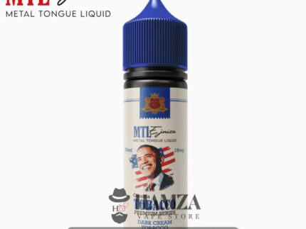 Metal Tongue E Liquid Mtl Dark Cream Tobacco - ميتال تانج توباكو دارك كريم Egyptian