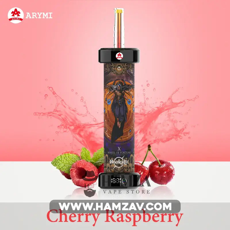 OLIT Hookalit Disposable 40k Puffs Cherry Raspberry اوليت هوكاليت ٤٠ الف باف ديسبوزابل شيرى ايس 40000 / 5mg (Freebase)