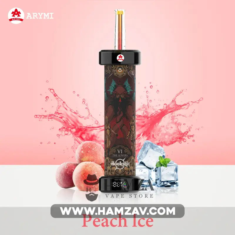 OLIT Hookalit Disposable 40k Puffs Peach Ice اوليت هوكاليت ٤٠ الف باف ديسبوزابل خوخ ايس 40000 / 5mg (Freebase)
