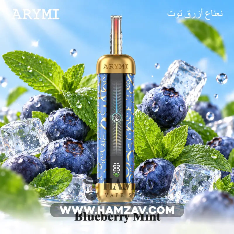 OLIT Hookalit Pro Disposable 60K Puffs BLUEBERRY MINT - اوليت هوكاليت برو 60 الف باف ديسبوزابل بلوبيرى نعناع - 60000