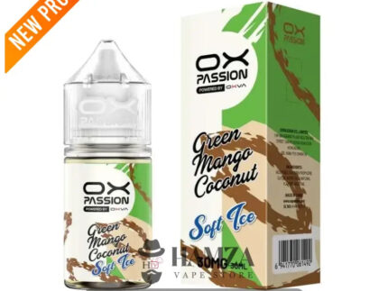 OXVA OX Passion Freeze SaltNic Green mango - اوكسفا او اكس باشون فريز سولت مانجو خضراء - 30ML (50MG) - Premium Liquid