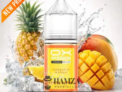 OXVA OX Passion Freeze SaltNic Pineapple mango - اوكسفا او اكس باشون فريز سولت أناناس مانجو - 30ML (50MG) - Premium