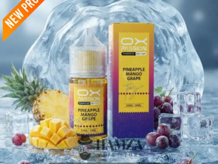 OXVA OX Passion Freeze SaltNic Pineapple mango grape - اوكسفا او اكس باشون فريز سولت أناناس مانجو عنب - 30ML (50MG)