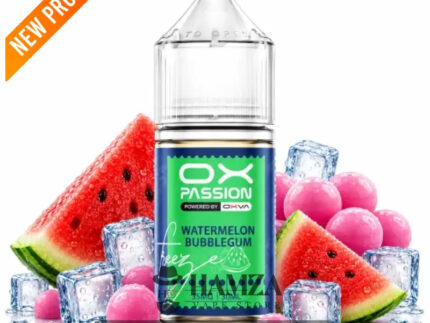OXVA OX Passion Freeze SaltNic Watermelon mint bubblegum - اوكسفا او اكس باشون فريز سولت لبان بطيخ نعناع - 30ML (50MG)