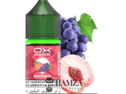 OXVA OX Passion SaltNic Grape Peach - اوكسفا او اكس باشون سولت عنب خوخ 30mg (30ml) Premium Liquid