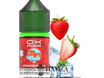 OXVA OX Passion SaltNic Strawberry Ice Frozen - اوكسفا او اكس باشون سولت فراولة ساقع 30mg (30ml) Premium Liquid