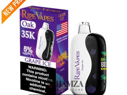 Ripe Vapes Oak Disposable up to 35000 Puff Grape - رايب فيب أوك ديسبوزابل 35000 باف عنب - 35000 / 2% - Disposable