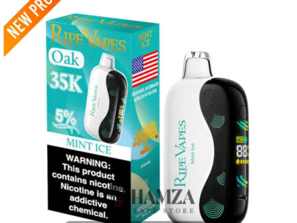 Ripe Vapes Oak Disposable up to 35000 Puff Mint ice - رايب فيب أوك ديسبوزابل 35000 باف نعناع أيس - 35000 / 2%