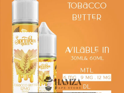 Sprinkles E Juice Tobacco Butter - سبرينكلز توباكو زبدة Egyptian Liquid