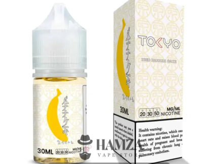 Tokyo E Juice Saltnic Iced Banana Cake - طوكيو سولت كيك الموز ساقع Premium Liquid