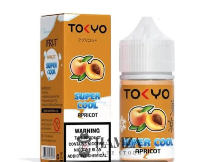 Tokyo E Juice Saltnic Super Cool Apricot - طوكيو سولت سوبر كوول مشمش ساقع Premium Liquid