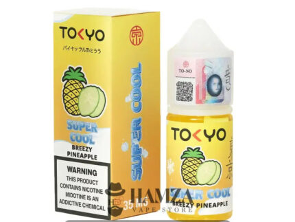 Tokyo E Juice SaltNic Super Cool Breezy pineapple - طوكيو سولت سوبر كوول أناناس بريزي Premium Liquid