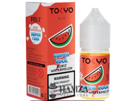 Tokyo E Juice Saltnic Super Cool Burst Watermelon - طوكيو سولت سوبر كوول بطيخ ساقع Premium Liquid