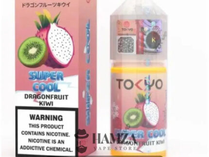 Tokyo E Juice SaltNic Super Cool Dragon fruit kiwi - طوكيو سولت سوبر كوول دراجون فروت كيوى - Premium Liquid