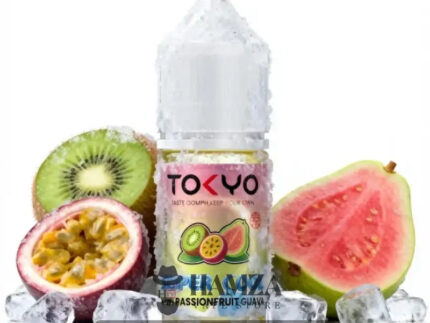 Tokyo E Juice SaltNic Super Cool Kiwi passionfruit guava - طوكيو سولت سوبر كوول كيوى باشون فروت جوافة - Premium Liquid