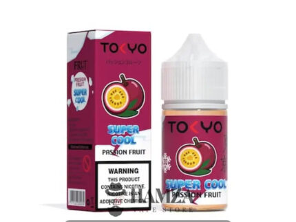 Tokyo E Juice Saltnic Super Cool Passion Fruit - طوكيو سولت سوبر كوول باشون فروت Premium Liquid