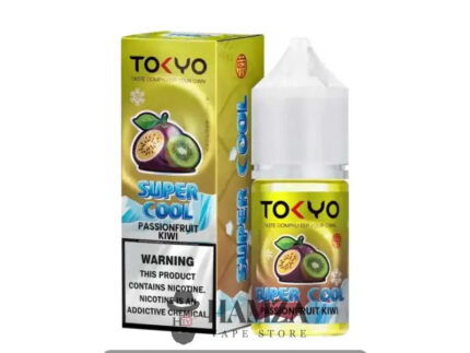 Tokyo E Juice SaltNic Super Cool Passionfruit kiwi - طوكيو سولت سوبر كوول باشون فروت كيوى - Premium Liquid