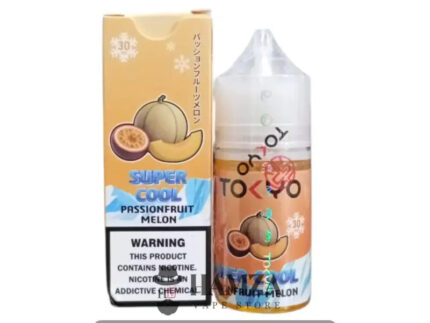 Tokyo E Juice SaltNic Super Cool Passionfruit melon - طوكيو سولت سوبر كوول كنتالوب باشون فروت Premium Liquid