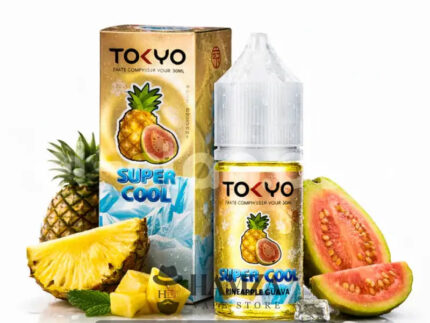 Tokyo E Juice SaltNic Super Cool Pineapple guava - طوكيو سولت سوبر كوول أناناس جوافة - Premium Liquid