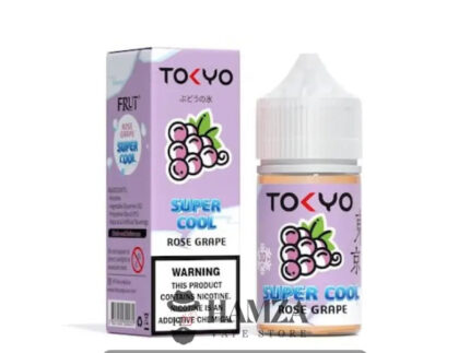 Tokyo E Juice Saltnic Super Cool Rose Grape - طوكيو سولت سوبر كوول روز عنب ساقع Premium Liquid