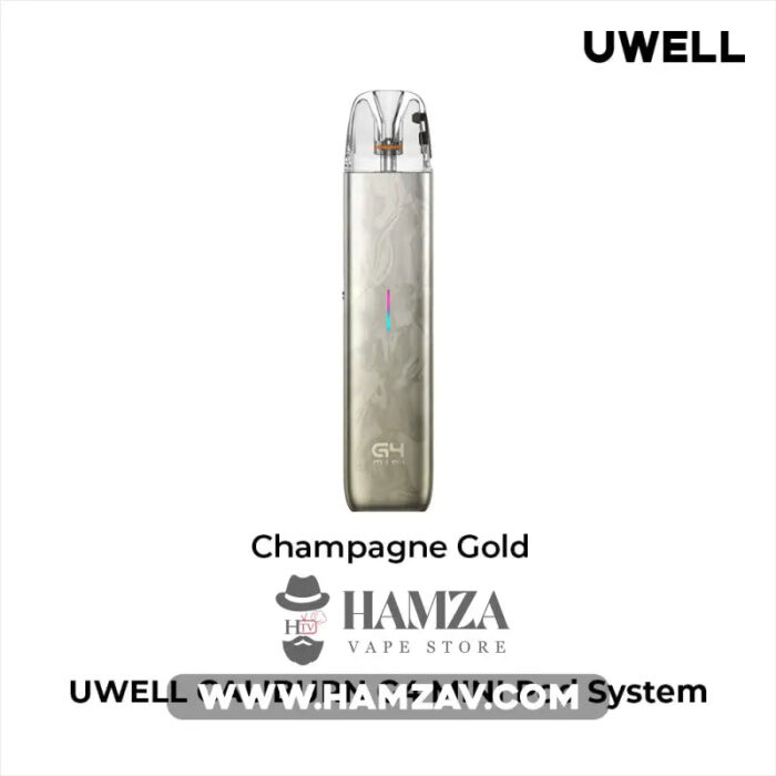 Uwell Caliburn G4 Mini Pod - يوويل كاليبرن جي ٤ ميني بود Champagne Gold MTL Pods