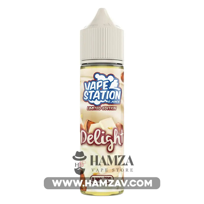 Vape Station Delight - فيب ستيشن بندق شوكولاتة بيضاء Dl (60Ml) / 3Mg Egyptian Liquid